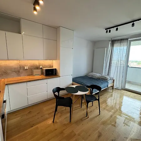 アパート Cosy Lubelska Skyres Center Free Parking Panoramic View *