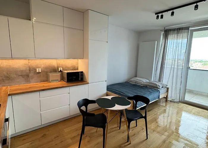 Appartamento Cosy Lubelska Skyres Center Free Parking Panoramic View *